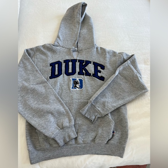 VINTAGE style Duke Blue Devils Hooded Sweatshirt - Picture 1 of 3